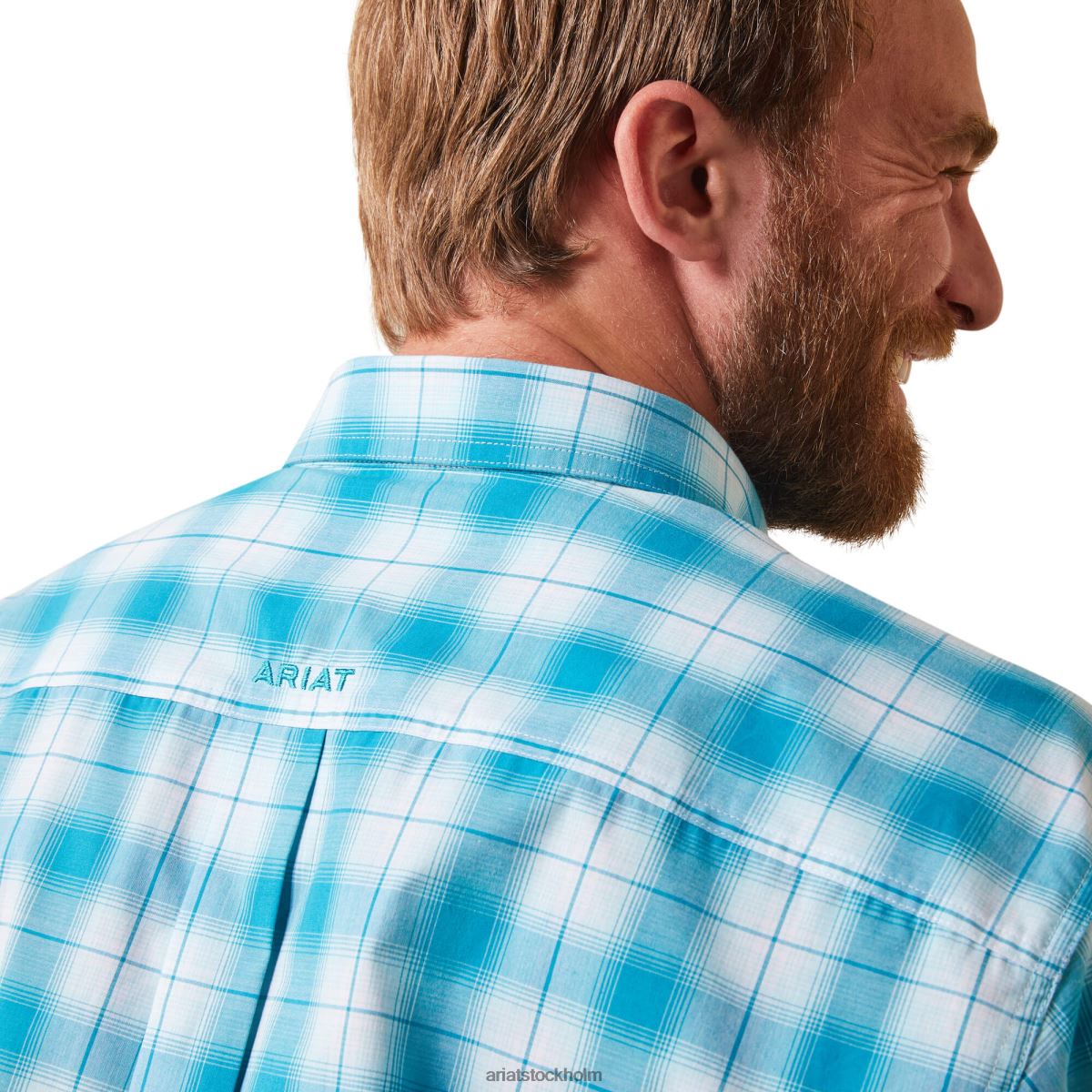 blast Ariat pro-serien khari skjorta med klassisk passform emalj blå män F04841010