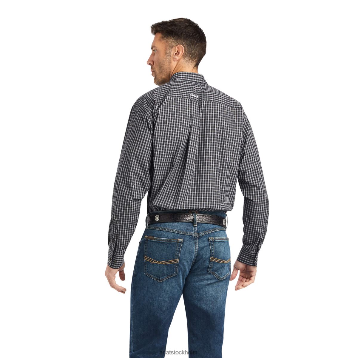 blast Ariat pro-serien kyrie skjorta med klassisk passform svart män F04841214