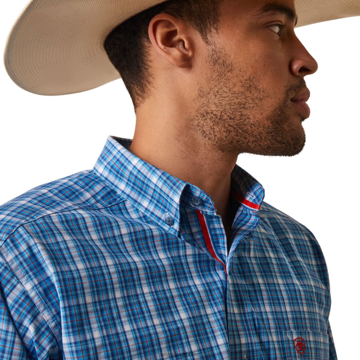 blast Ariat pro-serien leyton skjorta med klassisk passform ljusblå män F04841080