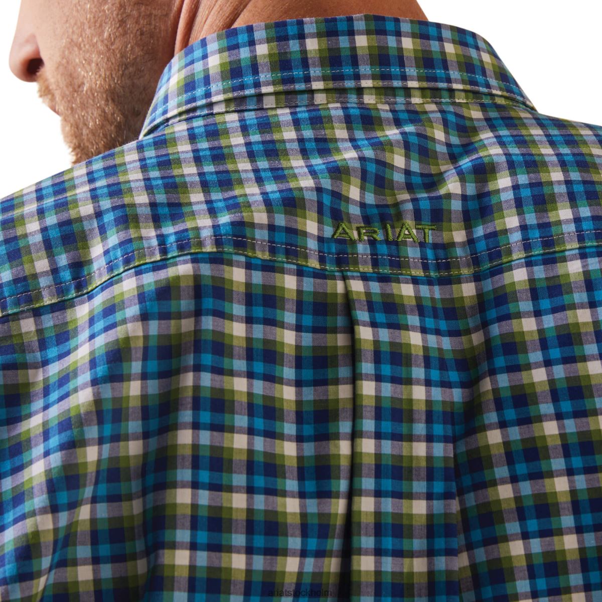 blast Ariat pro-serien lincoln skjorta med klassisk passform blå män F04841148