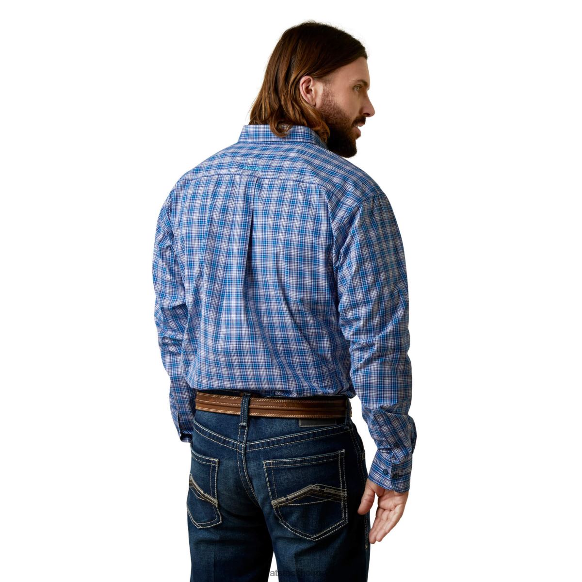 blast Ariat pro-serien lonnie passform skjorta venus blå män F04841283