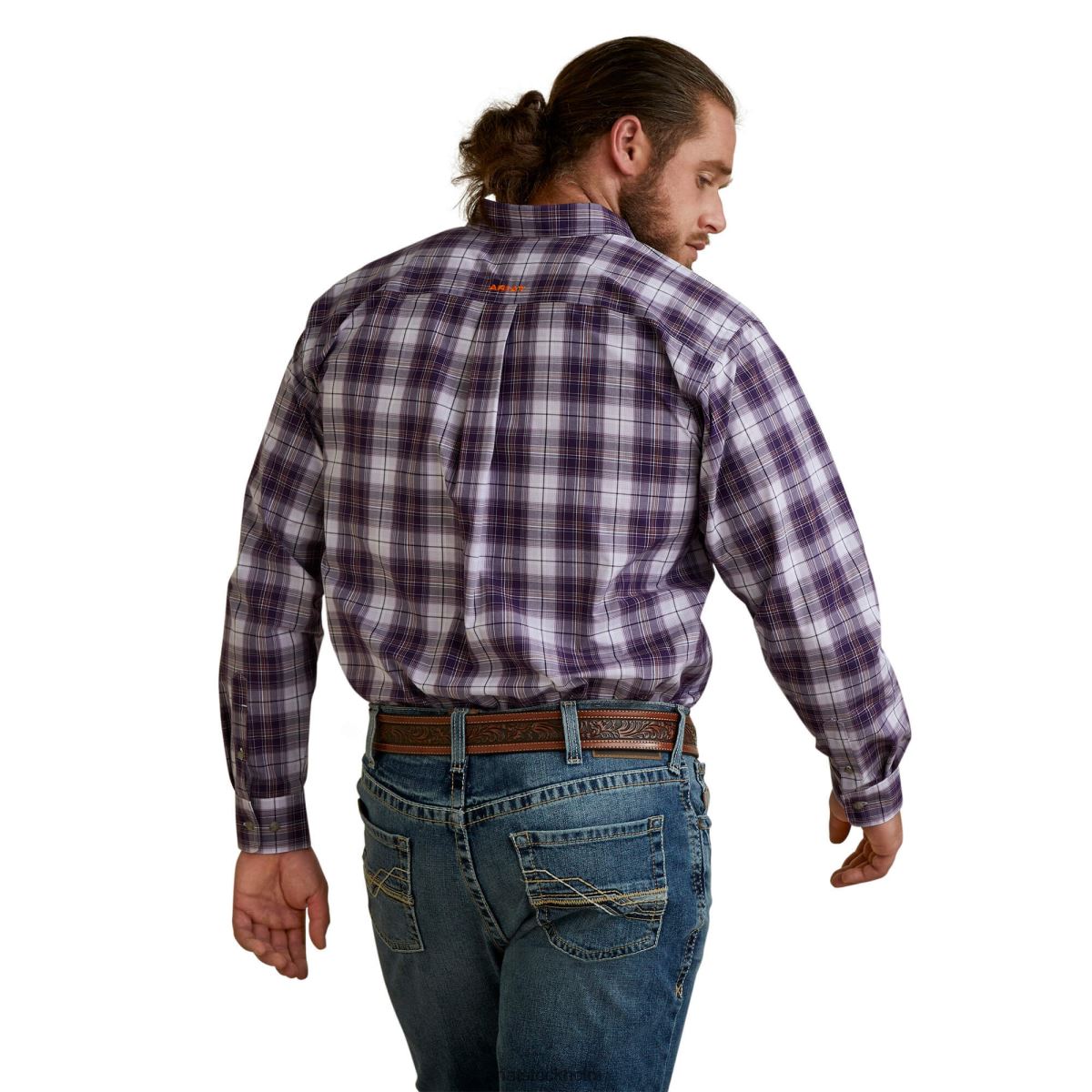 blast Ariat pro-serien musa skjorta med klassisk passform lila män F04841369