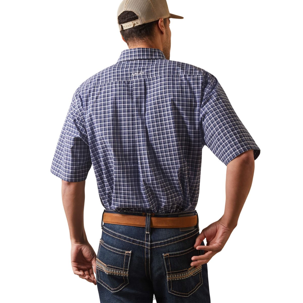 blast Ariat pro-serien nabil skjorta med klassisk passform svart iris män F0484984