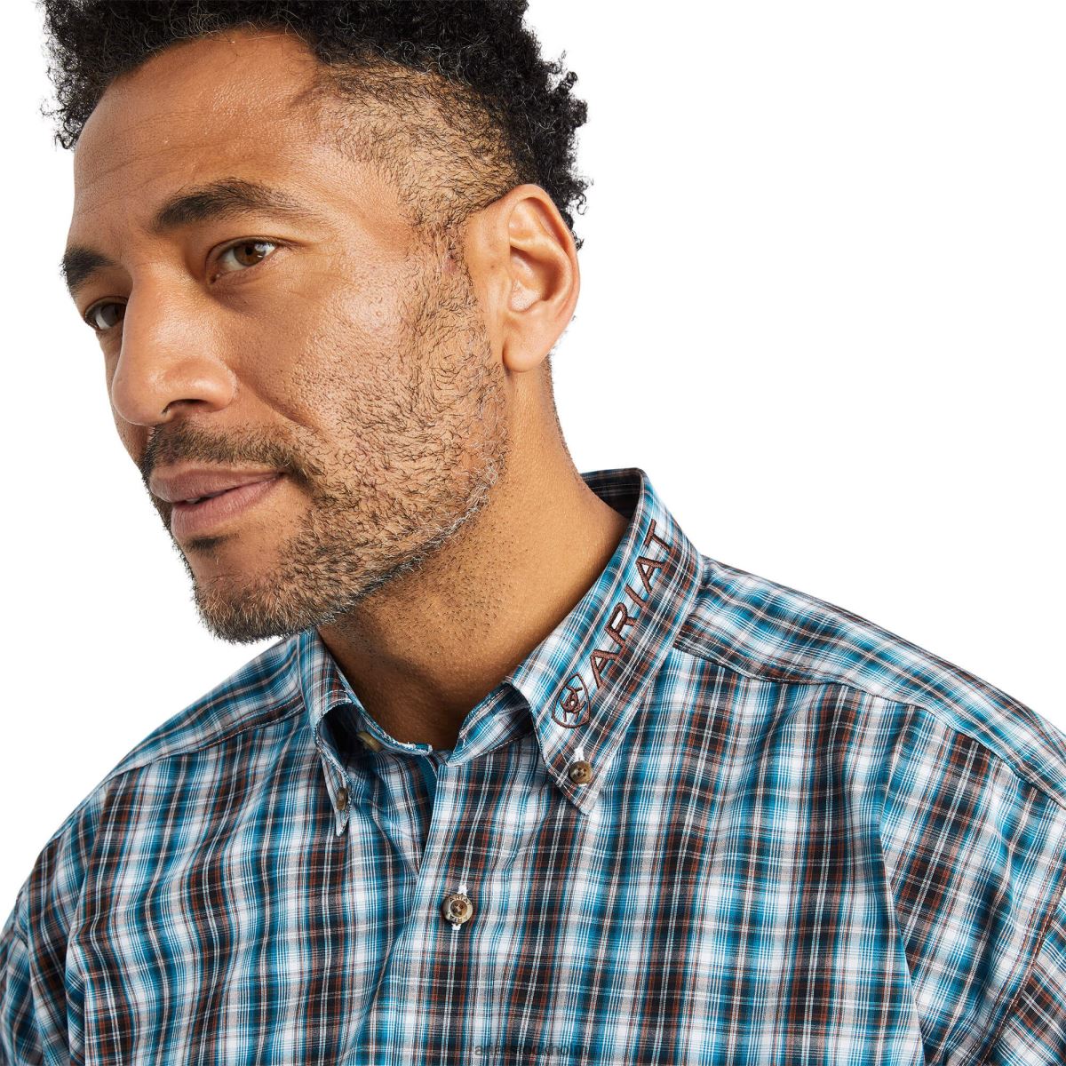 blast Ariat pro-serien team cade skjorta med klassisk passform havets djup män F04841171