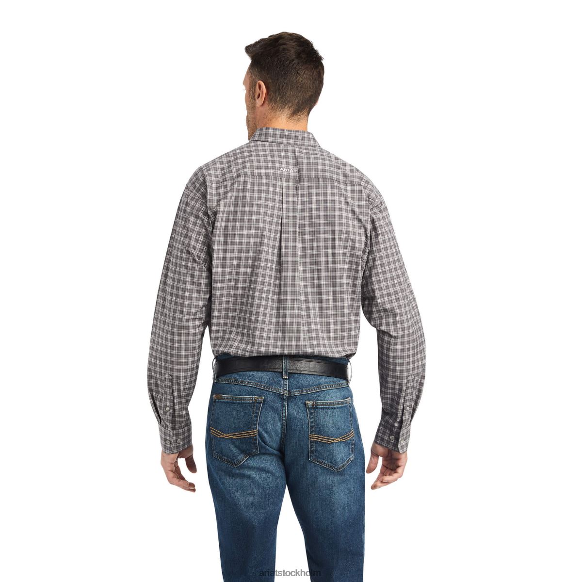 blast Ariat pro-serien wiley stretch skjorta med klassisk passform svart män F04841133