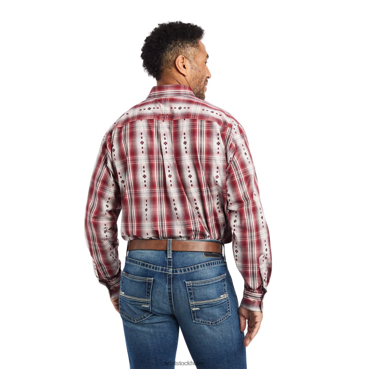 blast Ariat pro serien wilfred skjorta med klassisk passform snösparv män F04841328