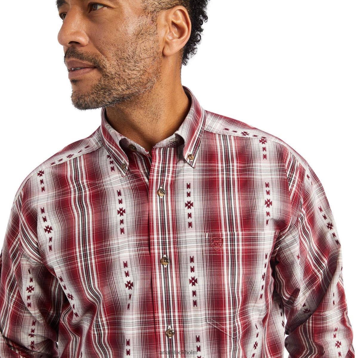 blast Ariat pro serien wilfred skjorta med klassisk passform snösparv män F04841328