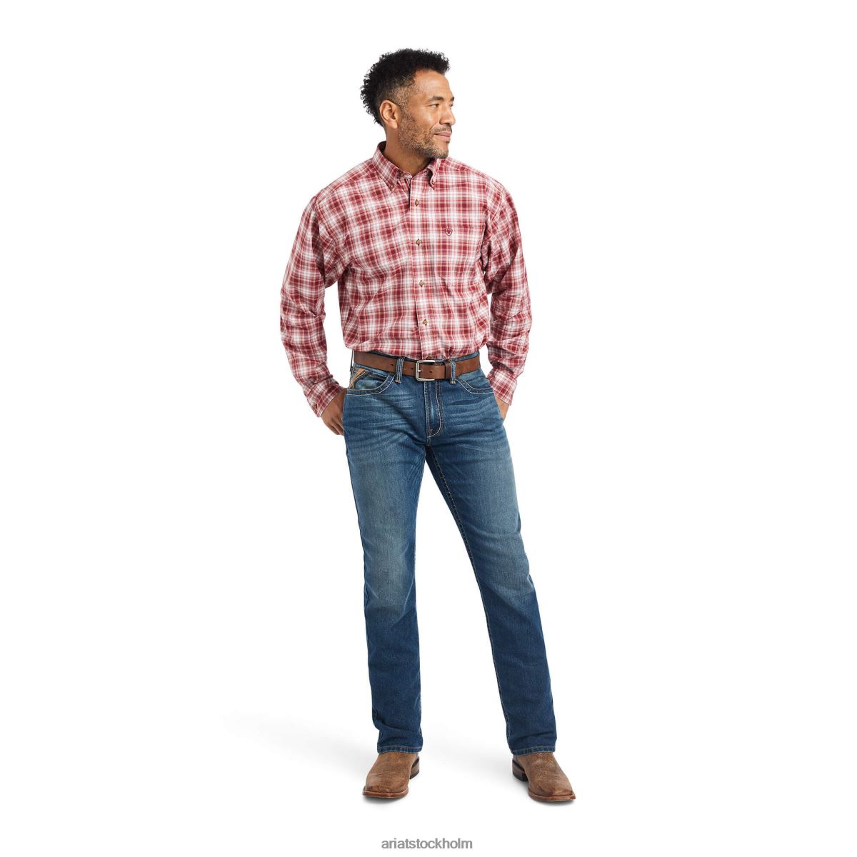 blast Ariat pro series keegan skjorta med klassisk passform i stretch samba män F04841072