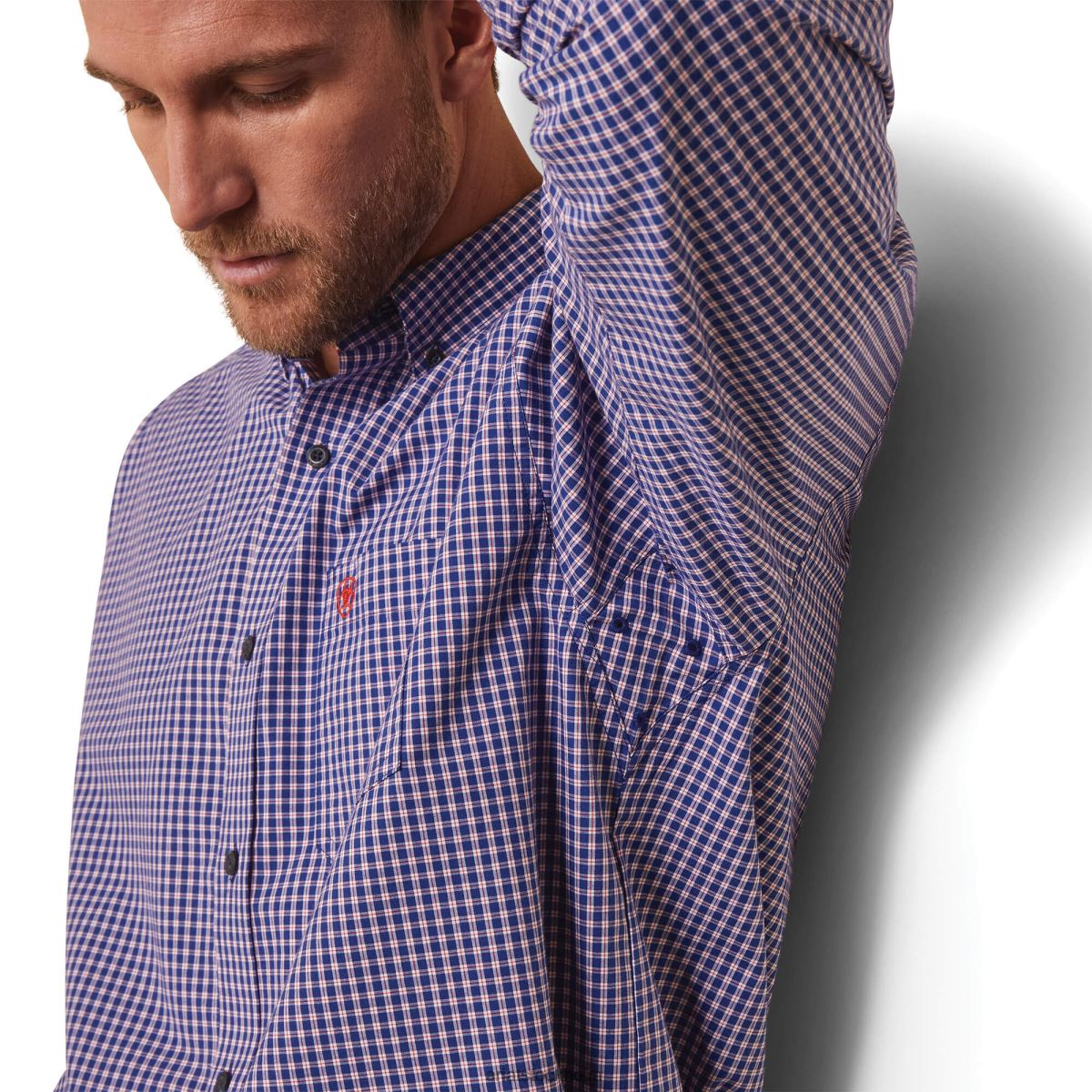 blast Ariat pro series louis skjorta med klassisk passform mörkblå män F04841027