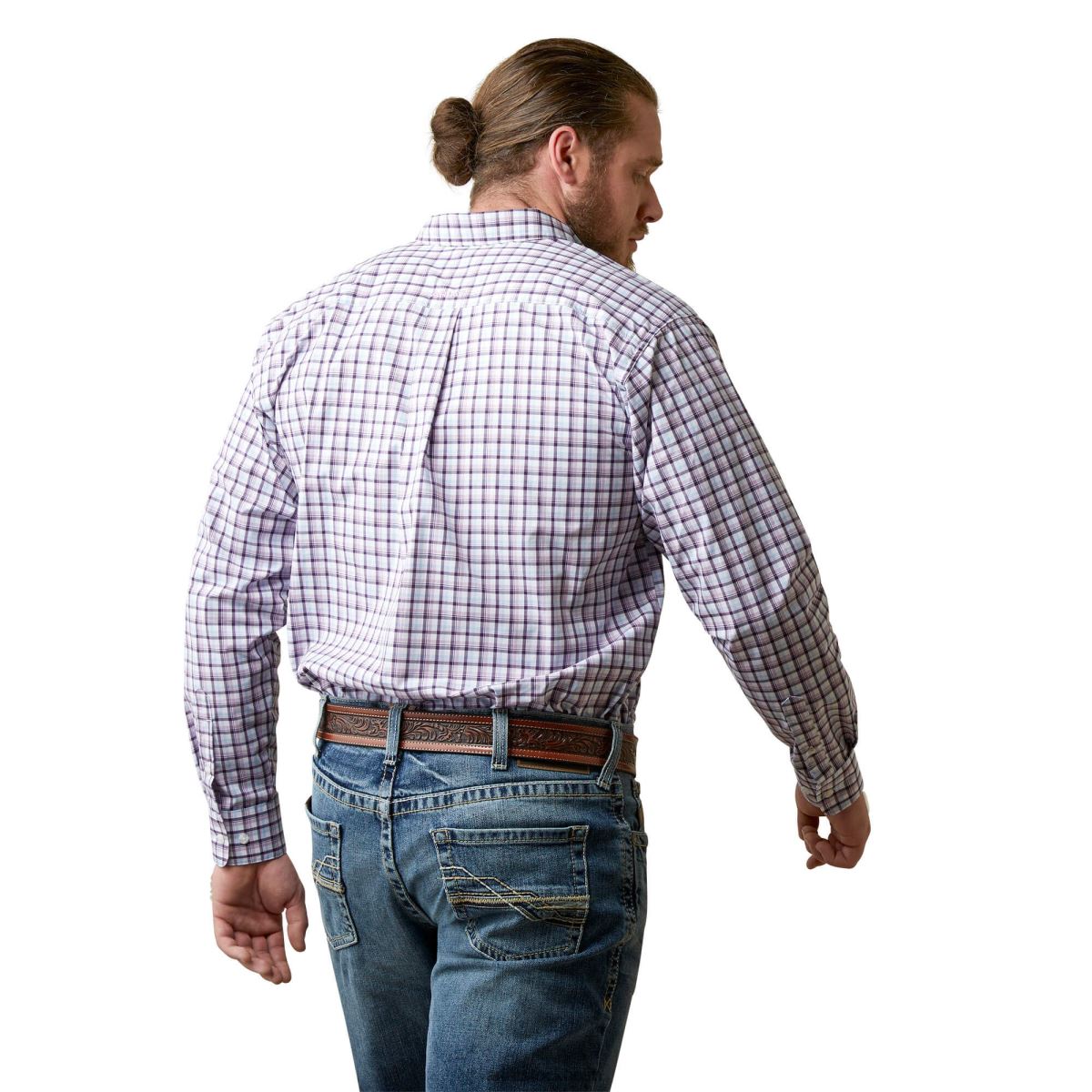 blast Ariat pro series meir skjorta med klassisk passform lila män F04841372