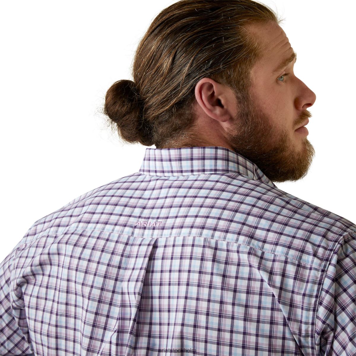 blast Ariat pro series meir skjorta med klassisk passform lila män F04841372