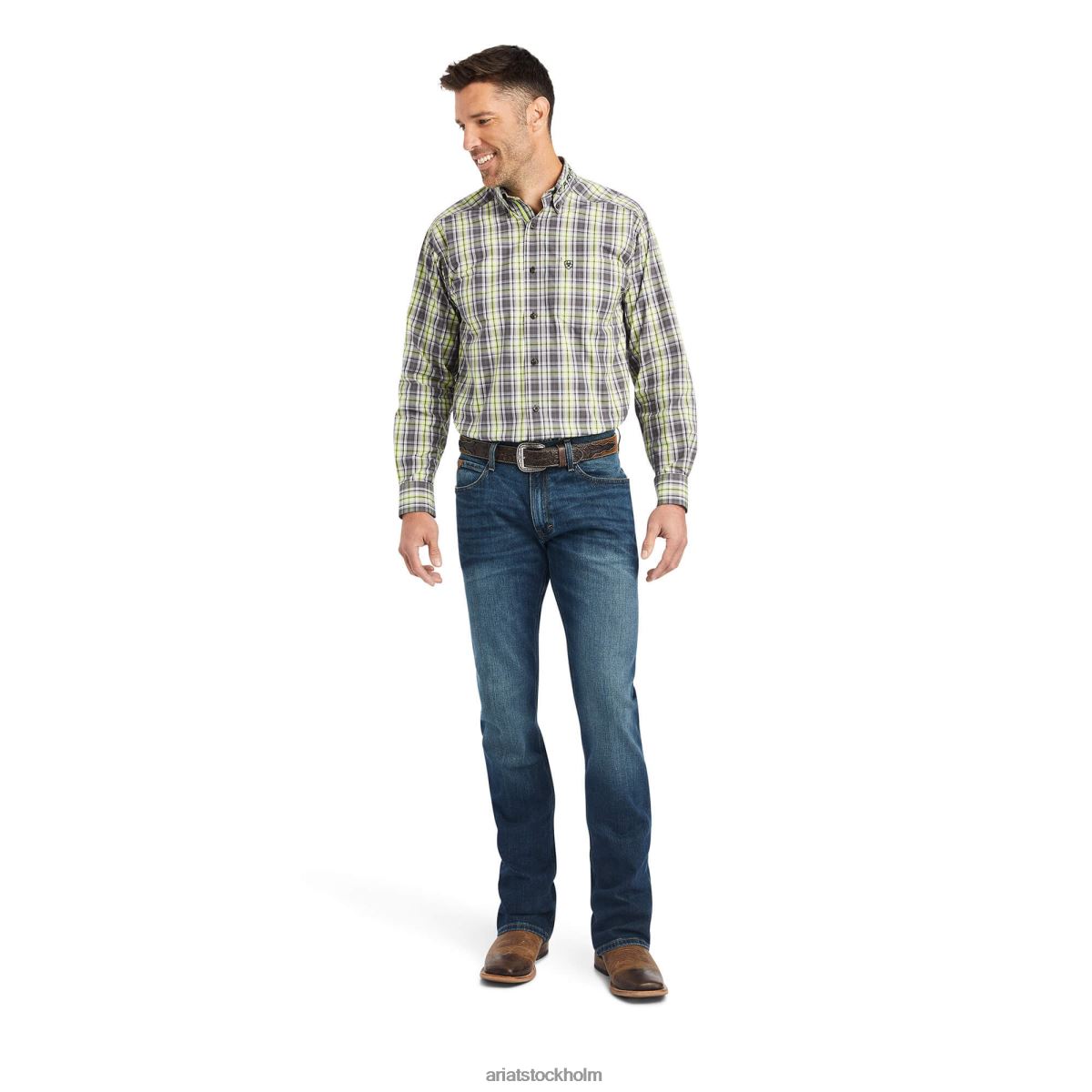 blast Ariat pro series team mabry classic fit skjorta ara grön män F04841138