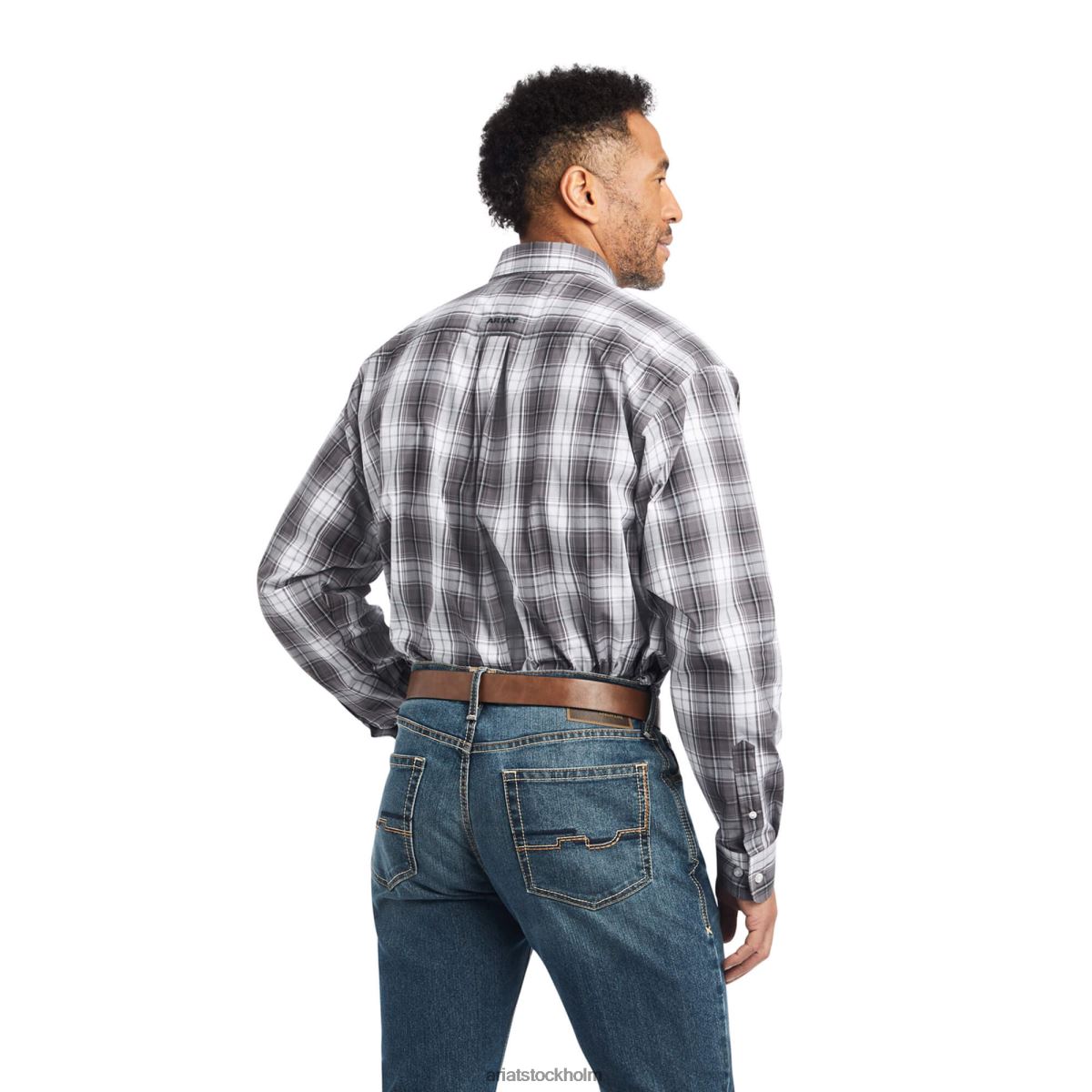 blast Ariat pro series wallace skjorta med klassisk passform vit män F04841186