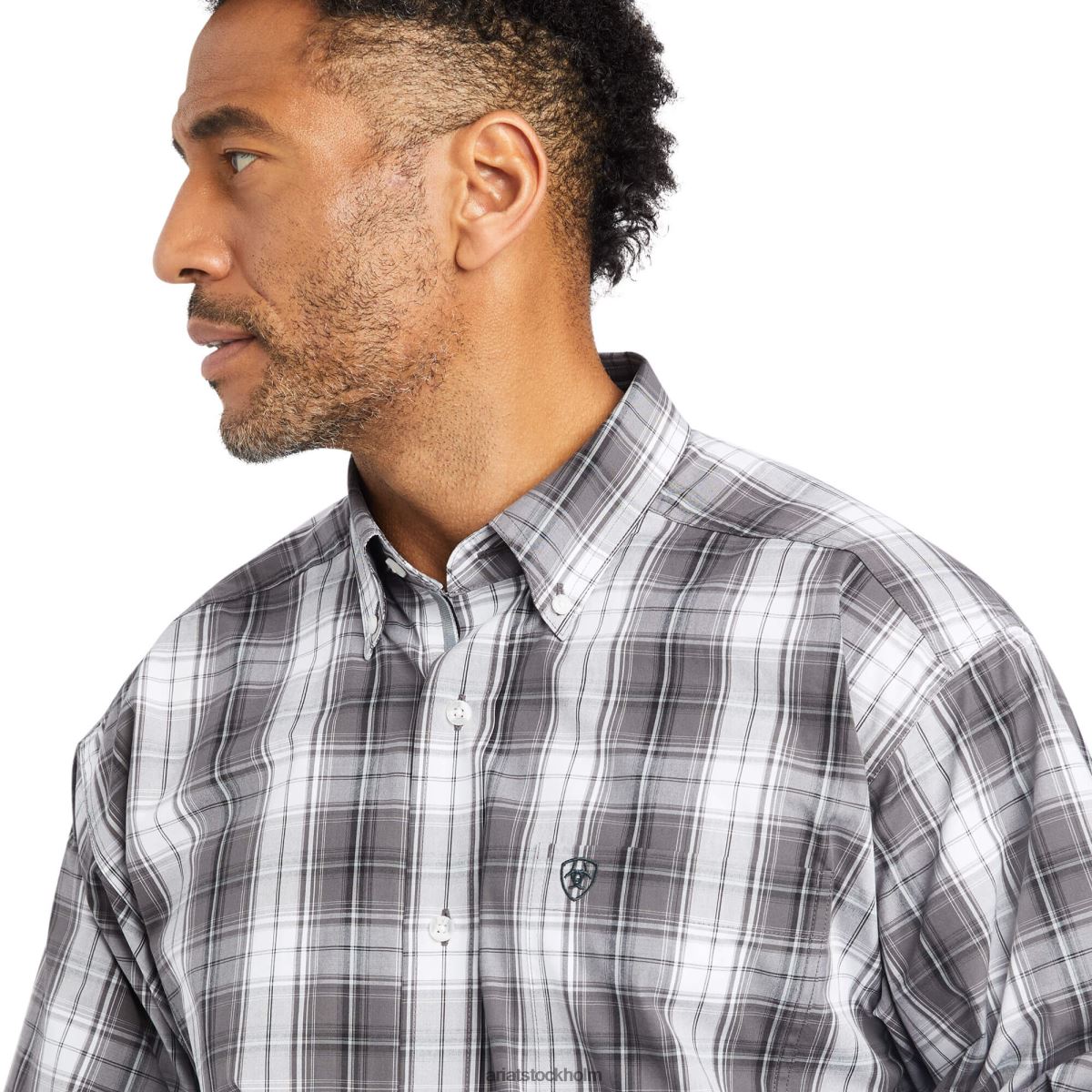 blast Ariat pro series wallace skjorta med klassisk passform vit män F04841186