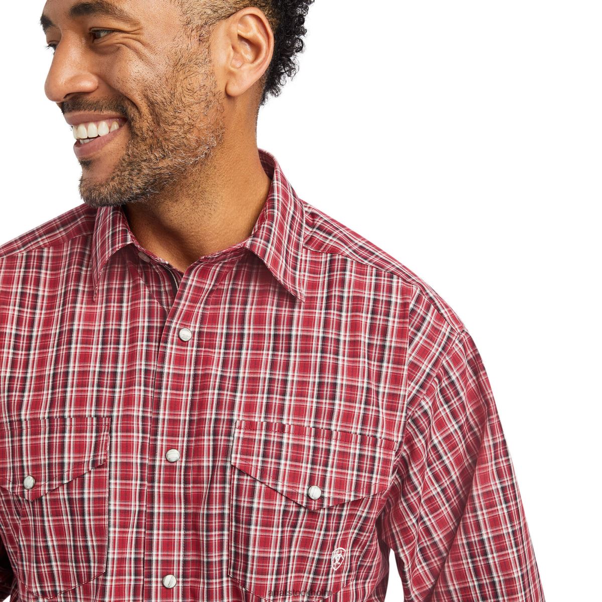 blast Ariat pro series witten skjorta med klassisk passform rio röd män F04841295