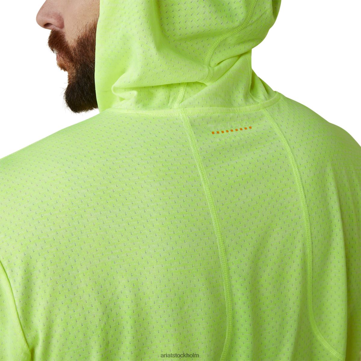 blast Ariat rebar evolution solskjorta med luva säkerhetsgul män F0484842