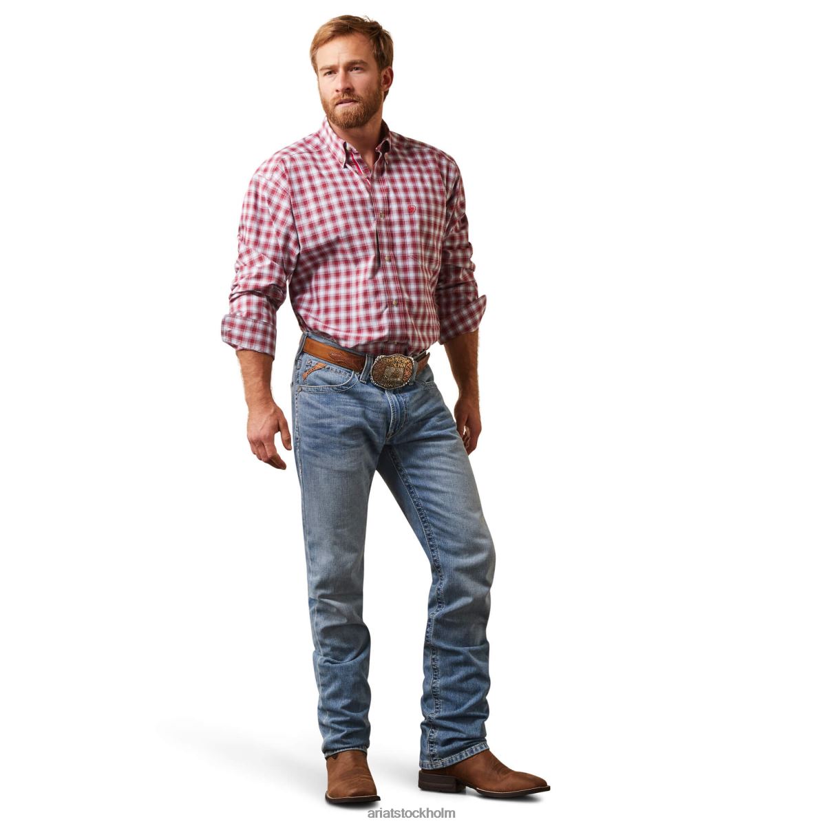 blast Ariat skjorta i klassisk passform i Nikolai i pro-serien vit män F04841018