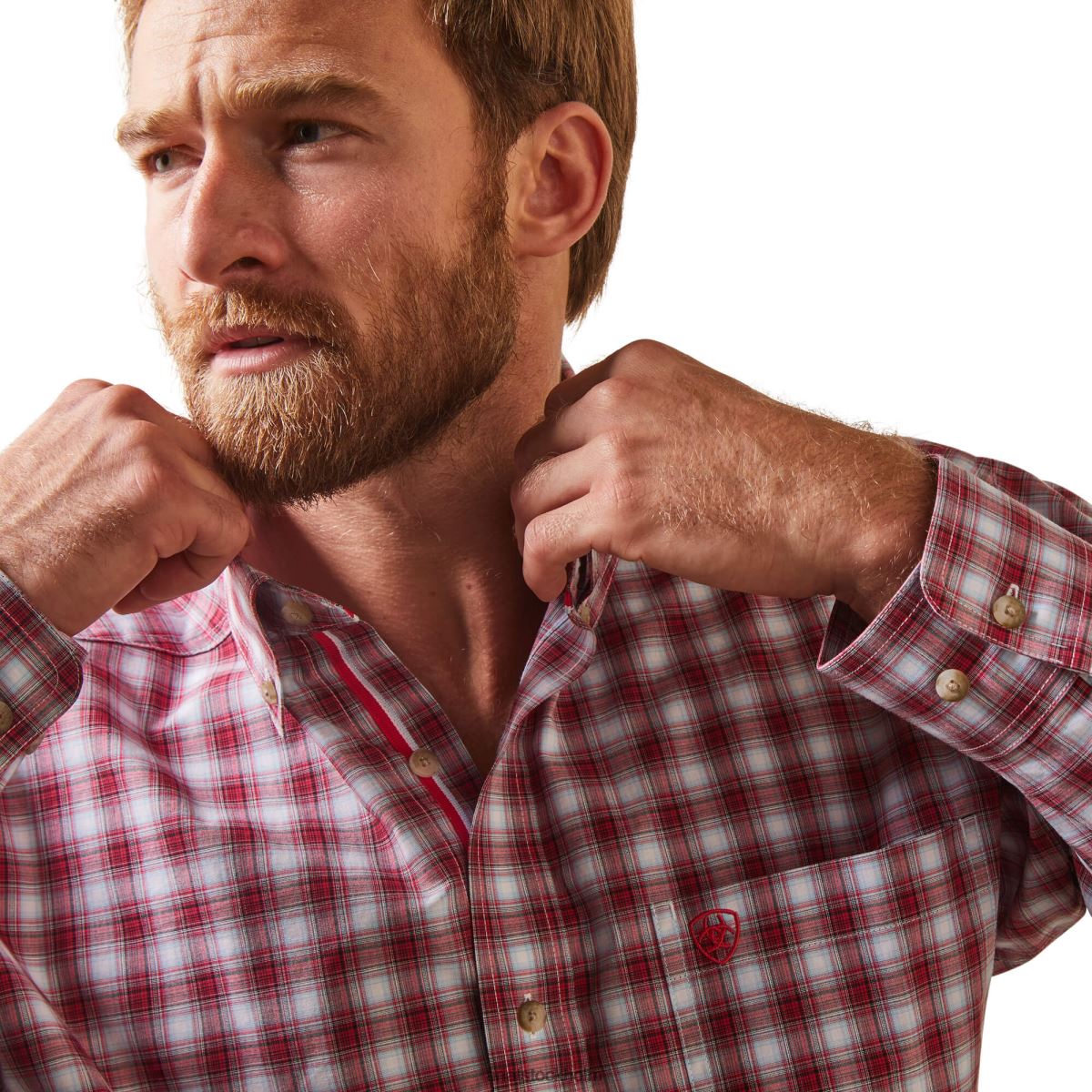 blast Ariat skjorta i klassisk passform i Nikolai i pro-serien vit män F04841018