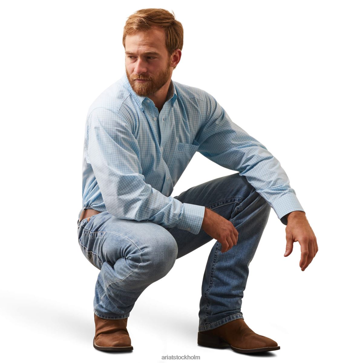 blast Ariat skjorta i pro-serien norton classic fit vit män F04841204