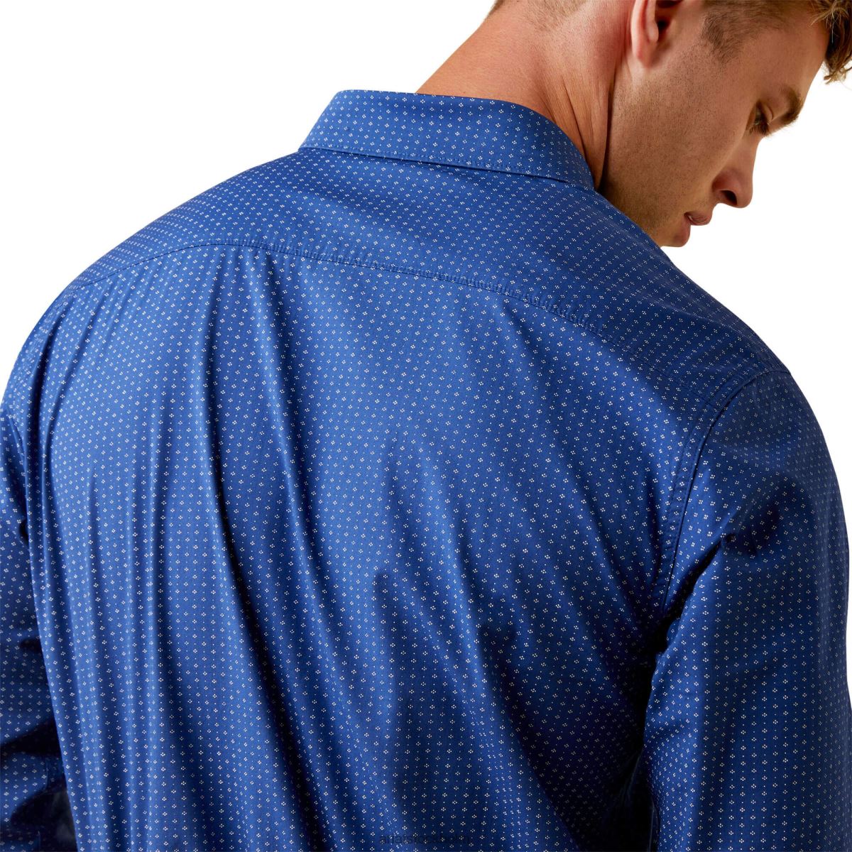 blast Ariat skjorta med modern passform i stretch blå män F04841026