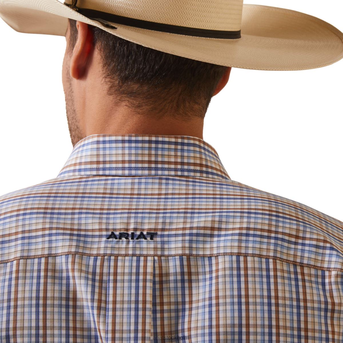 blast Ariat skrynkelfri arther-monterad skjorta vit män F04841311