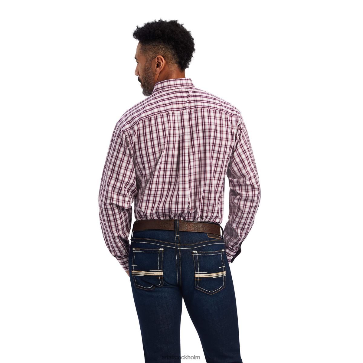 blast Ariat skrynkelfri darian skjorta med klassisk passform vit män F04841078