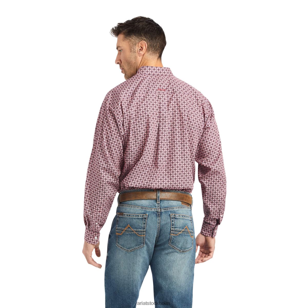 blast Ariat skrynkelfri eldredge skjorta med klassisk passform vit män F04841360