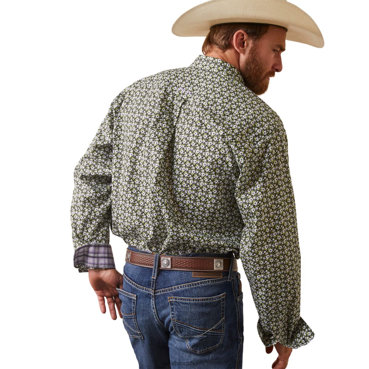 blast Ariat skrynkelfri florian skjorta med klassisk passform svart män F04841163