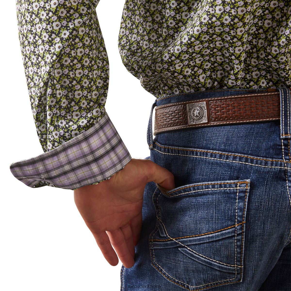 blast Ariat skrynkelfri florian skjorta med klassisk passform svart män F04841163