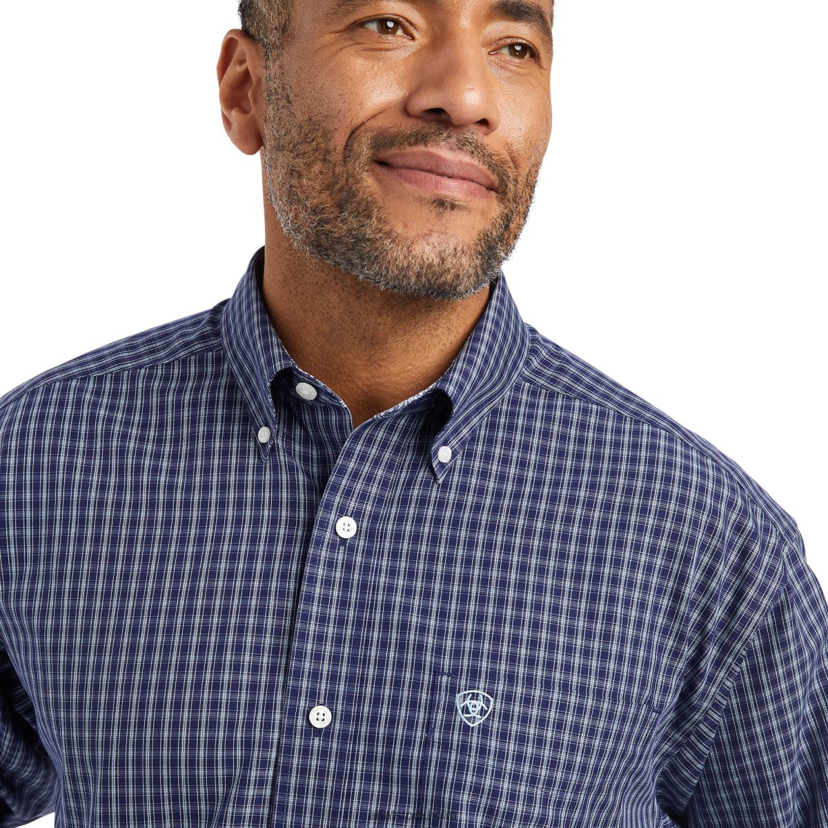 blast Ariat skrynkelfri immanuel skjorta med klassisk passform midnattssegel män F04841194