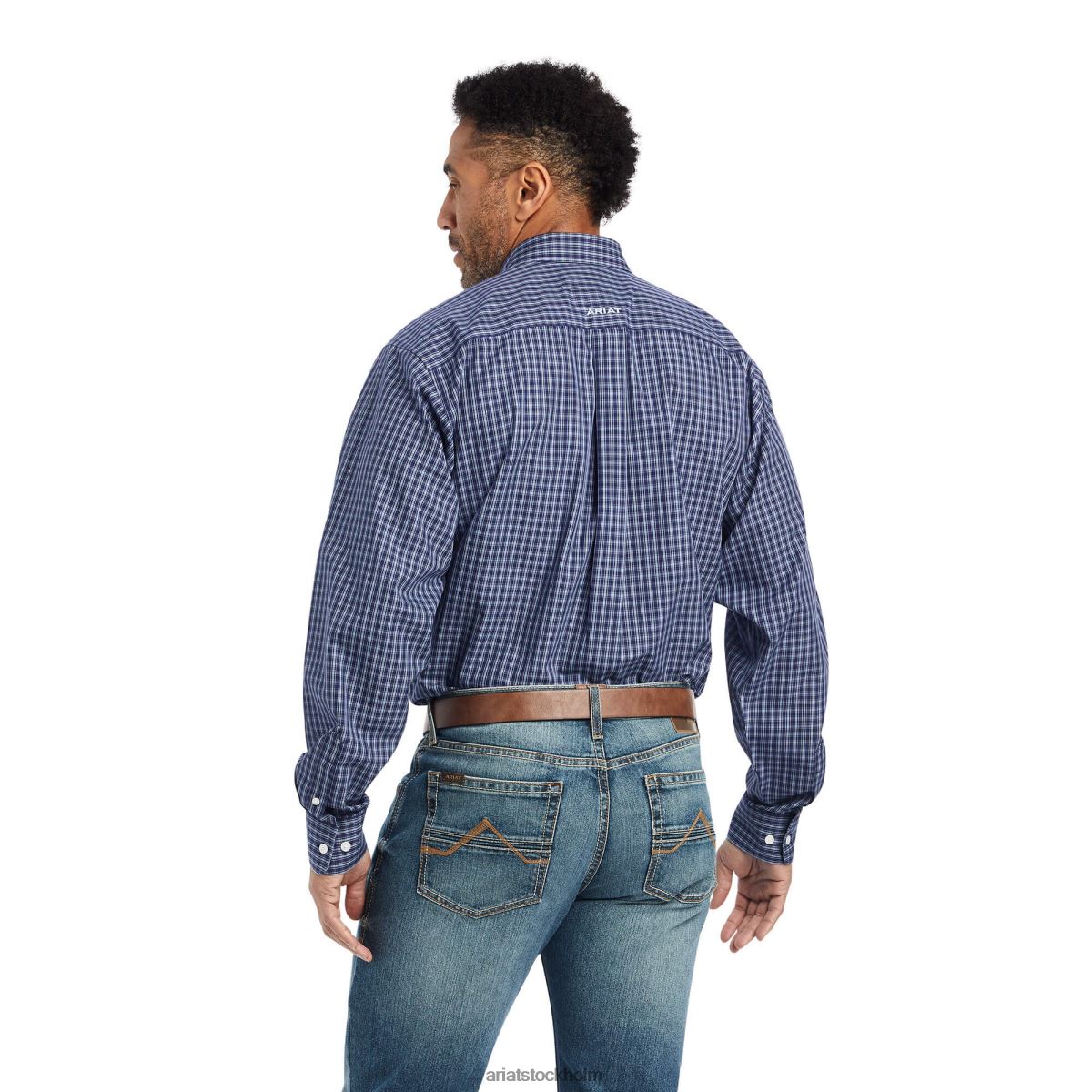 blast Ariat skrynkfri immanuel skjorta midnattssegel män F04841089