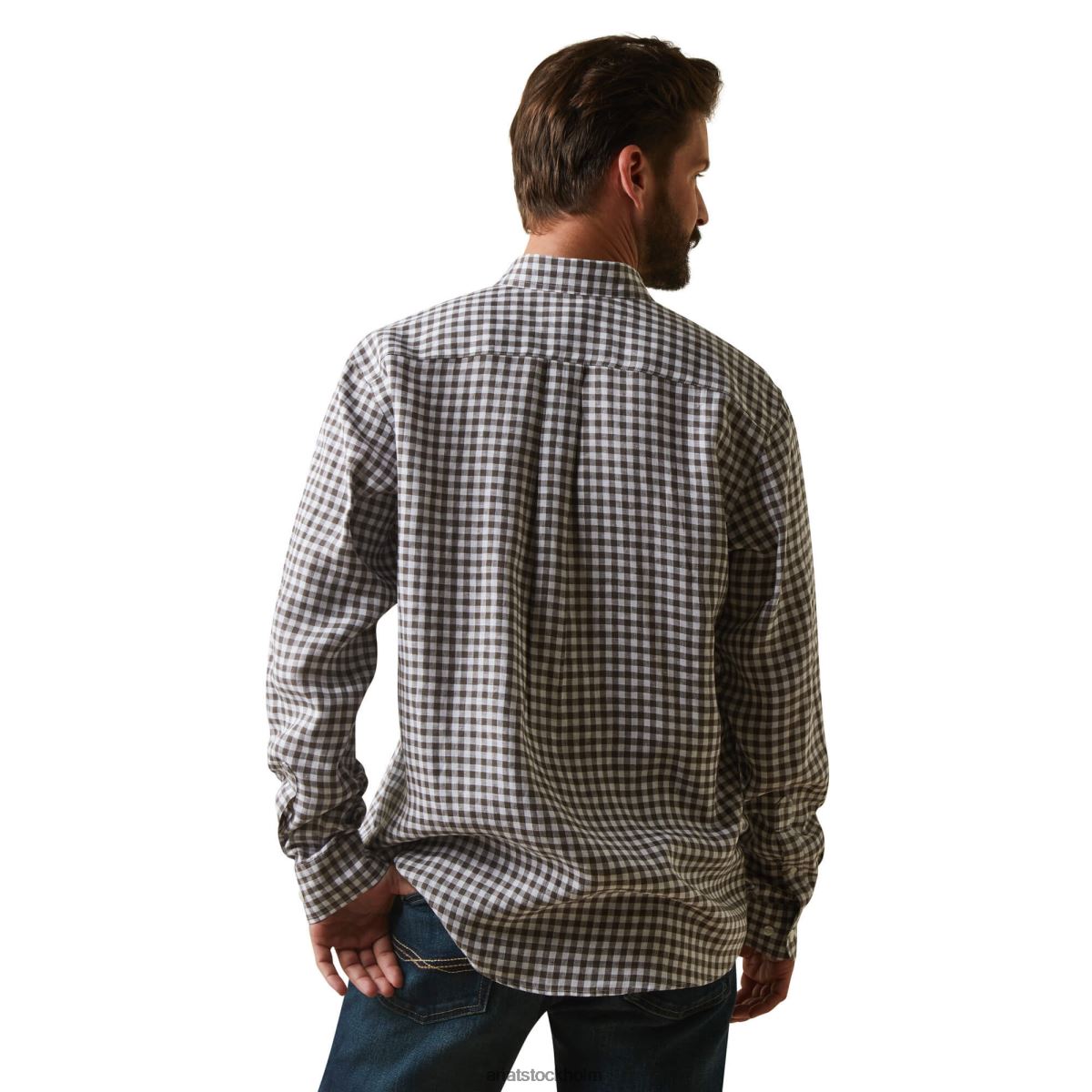 blast Ariat sonoma skjorta banyan barkkontroll män F04841365