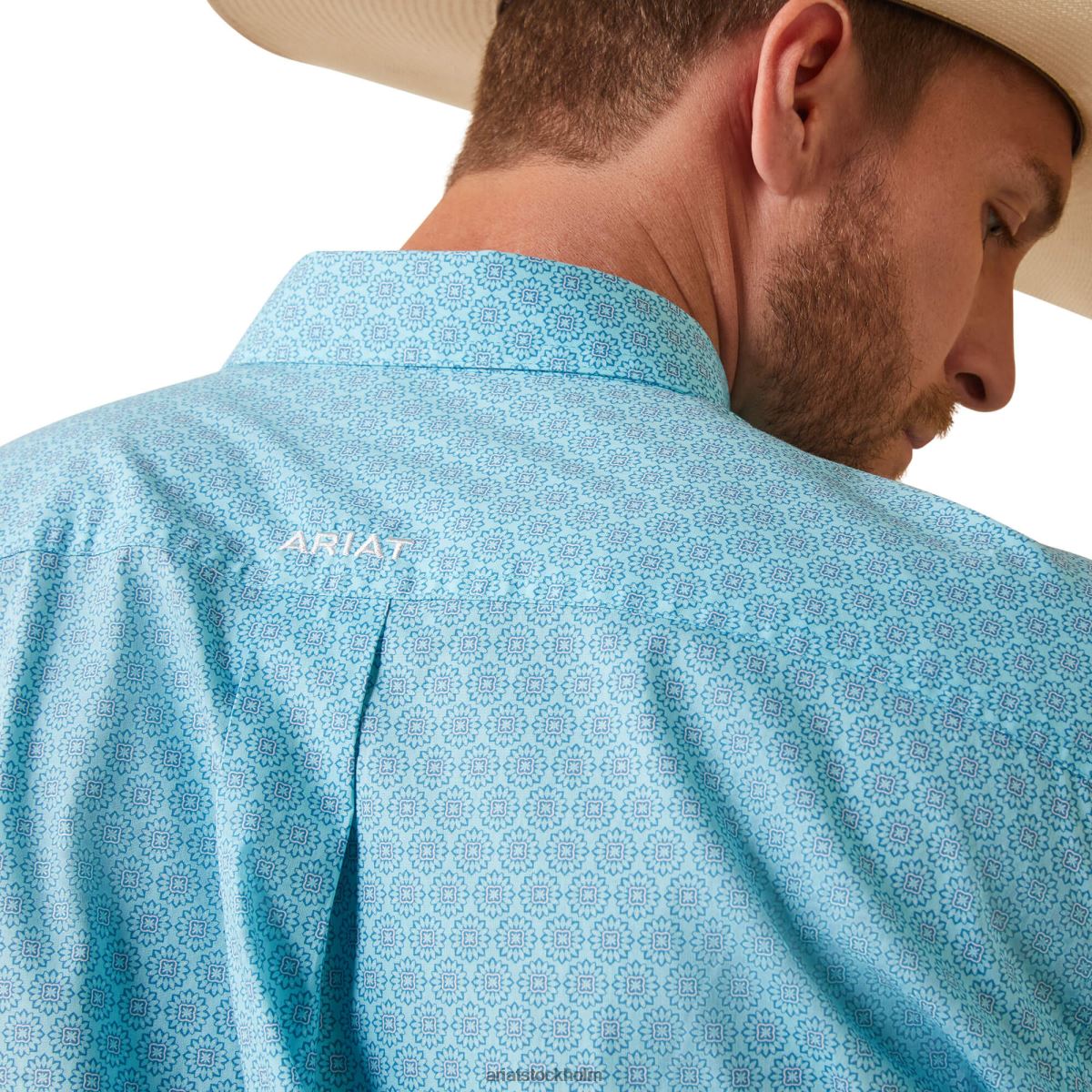 blast Ariat team caiden skjorta i klassisk passform Golfströmmen män F04841198