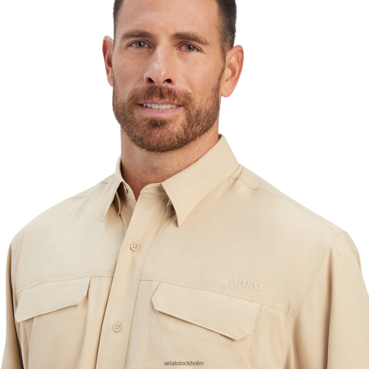 blast Ariat venttek outbound skjorta med klassisk passform humus män F04841136