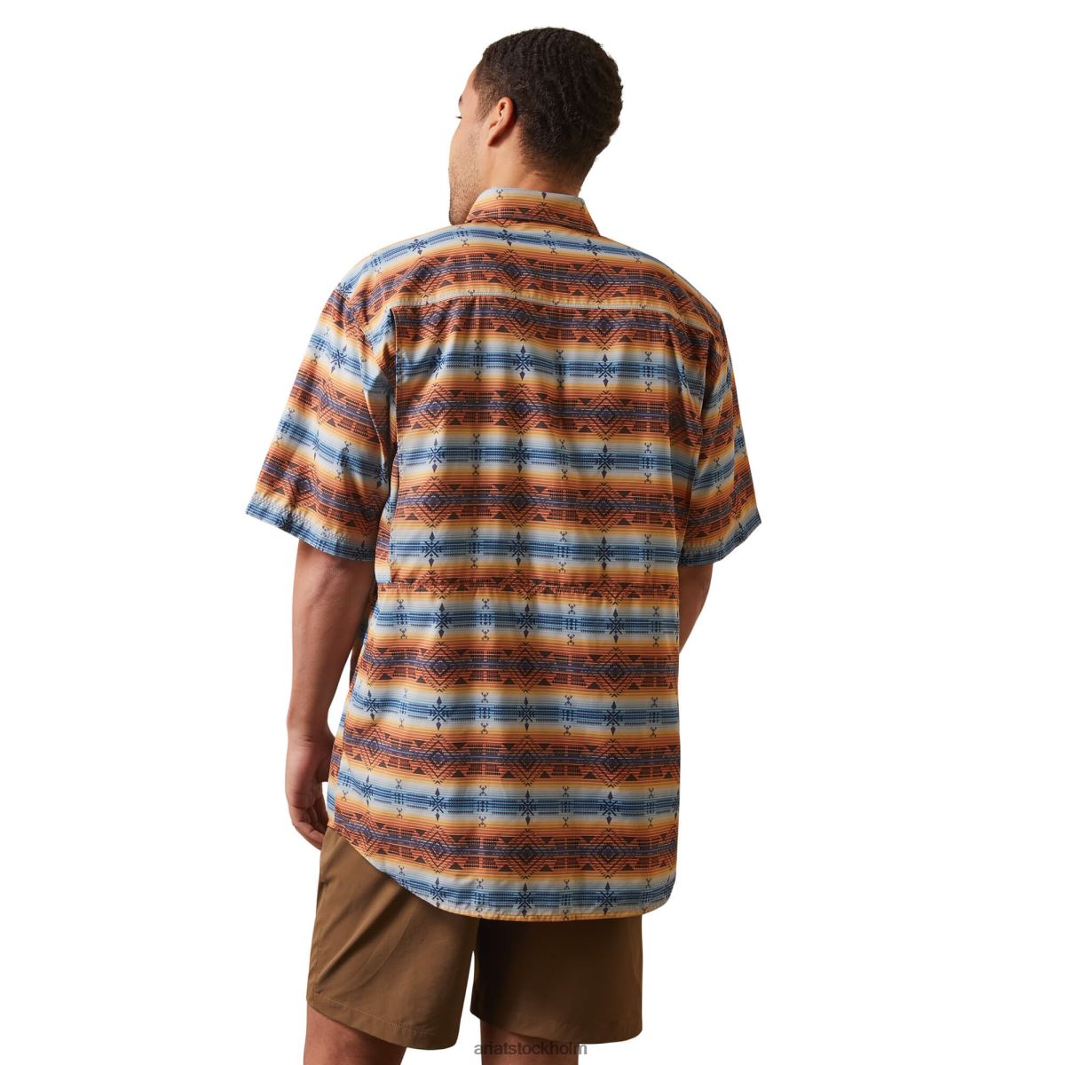 blast Ariat venttek outbound skjorta med klassisk passform oxford tan sydväst män F04841190