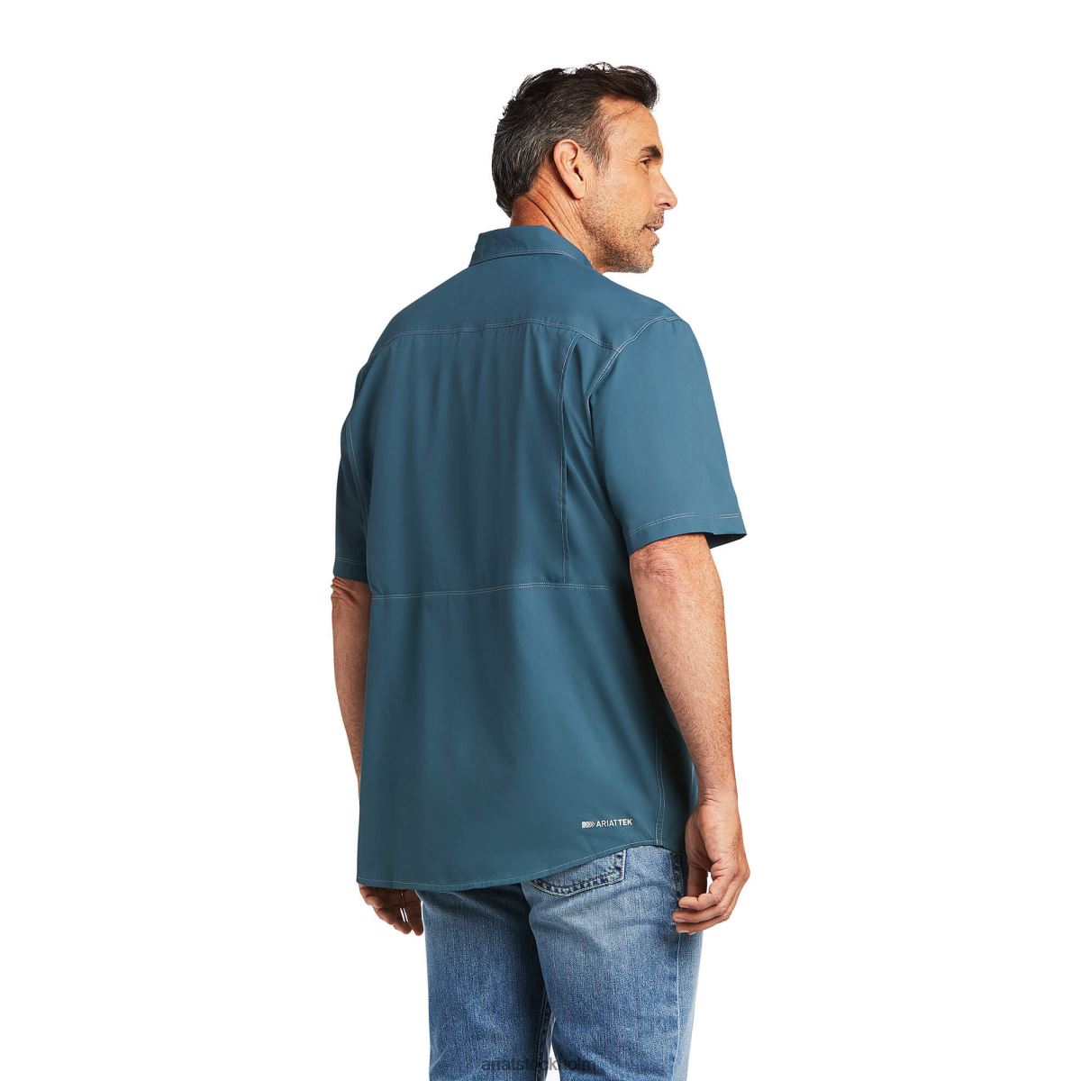 blast Ariat venttek outbound skjorta med klassisk passform stjärnskådare män F04841081