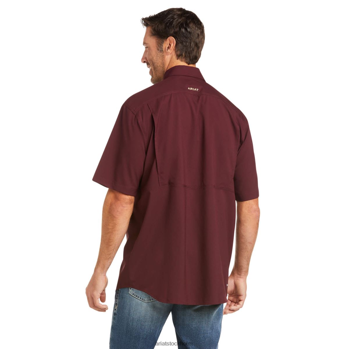 blast Ariat venttek skjorta med klassisk passform malbec män F0484973