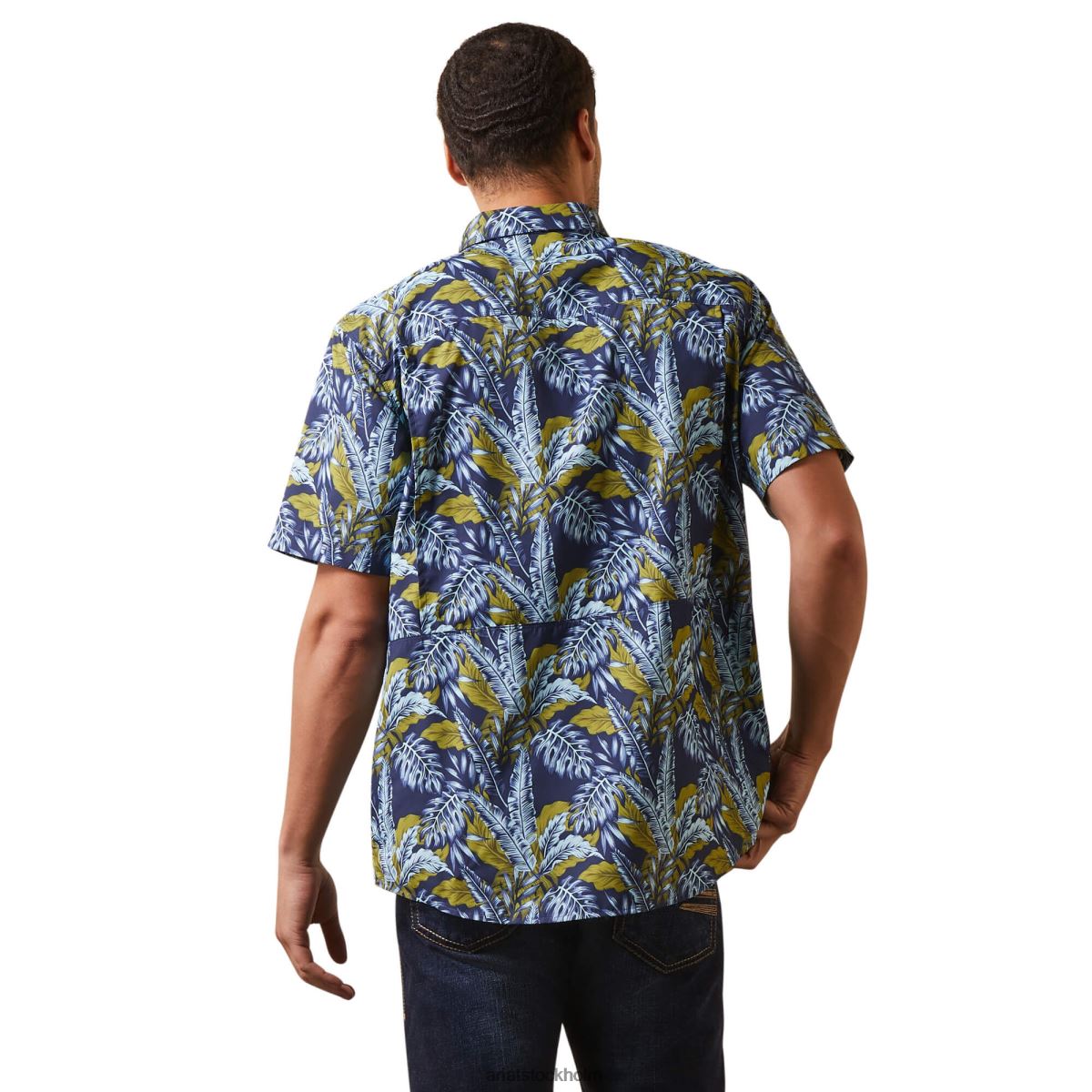 blast Ariat venttek utgående monterad skjorta midsommarnatt män F04841302
