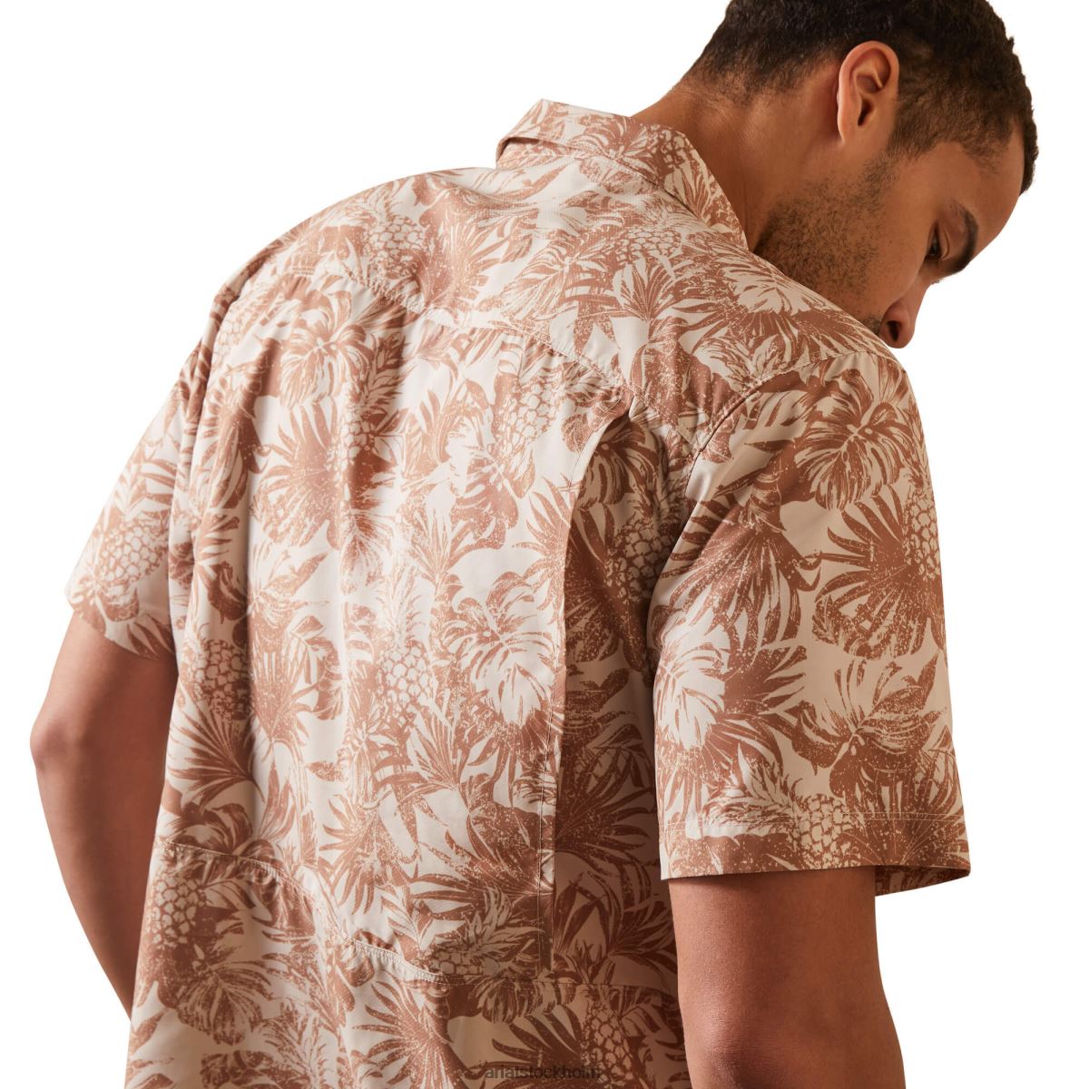 blast Ariat venttek utgående monterad skjorta ostrongrå män F04841324