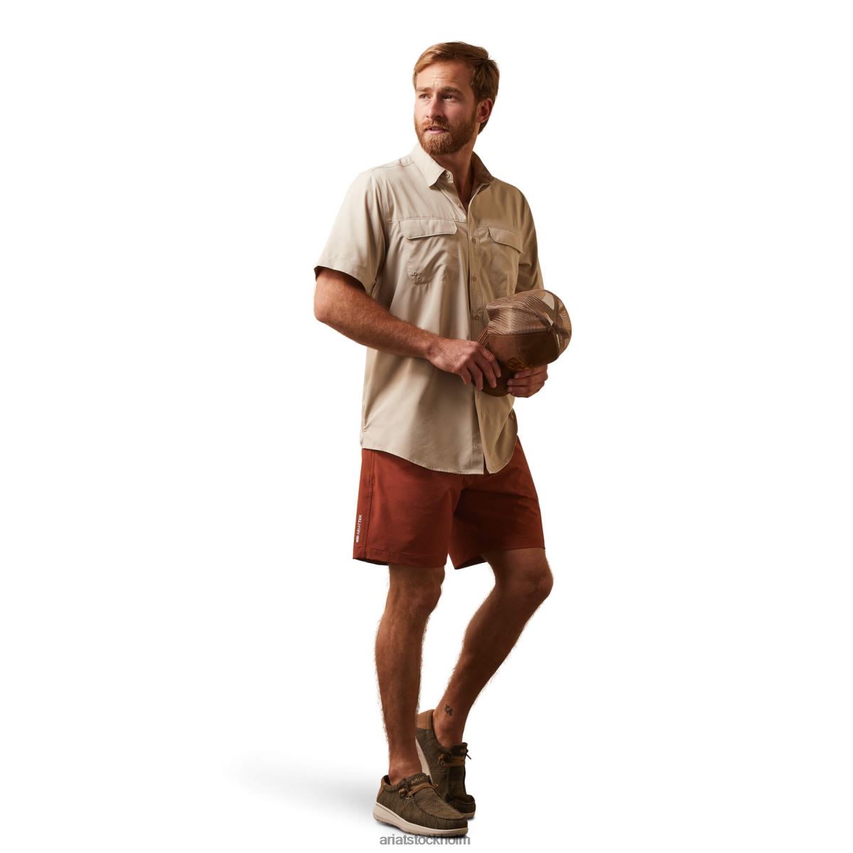 blast Ariat venttek utgående monterad skjorta oxford solbränna män F04841265