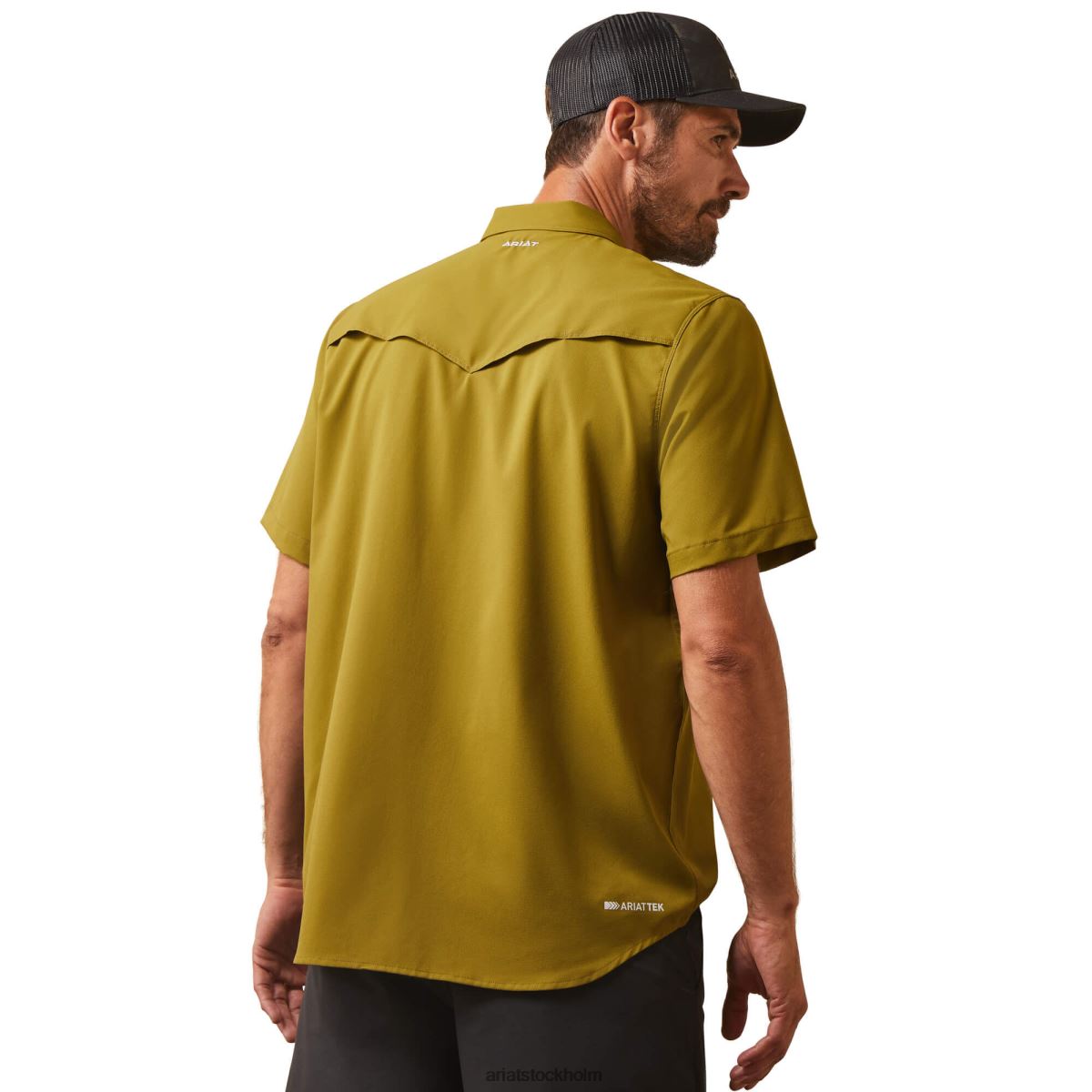blast Ariat venttek västern skjorta avokado män F04841253