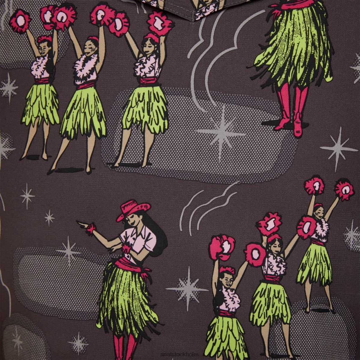 blast Ariat venttek western aloha passform skjorta kolgrå män F04841366