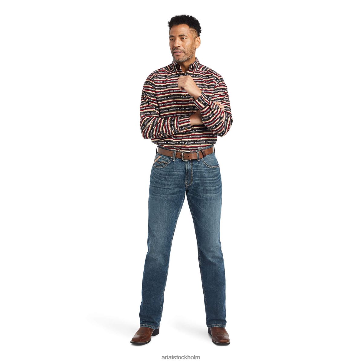 blast Ariat winford skjorta i klassisk passform monument män F04841195