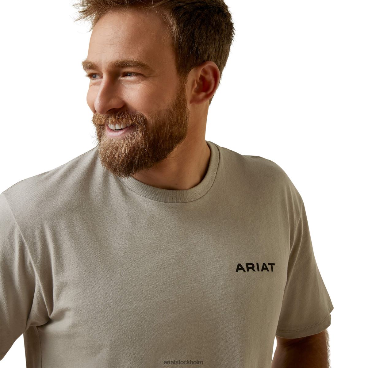 blast Ariat Serape island t-shirt khaki ljung män F0484714