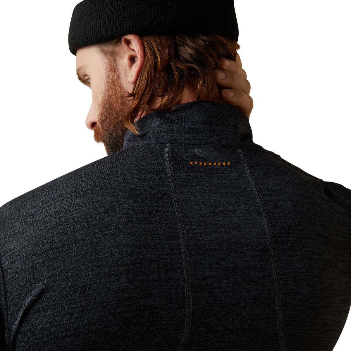 blast Ariat armeringsjärn evolution t-shirt med 1/2 dragkedja svart män F0484633