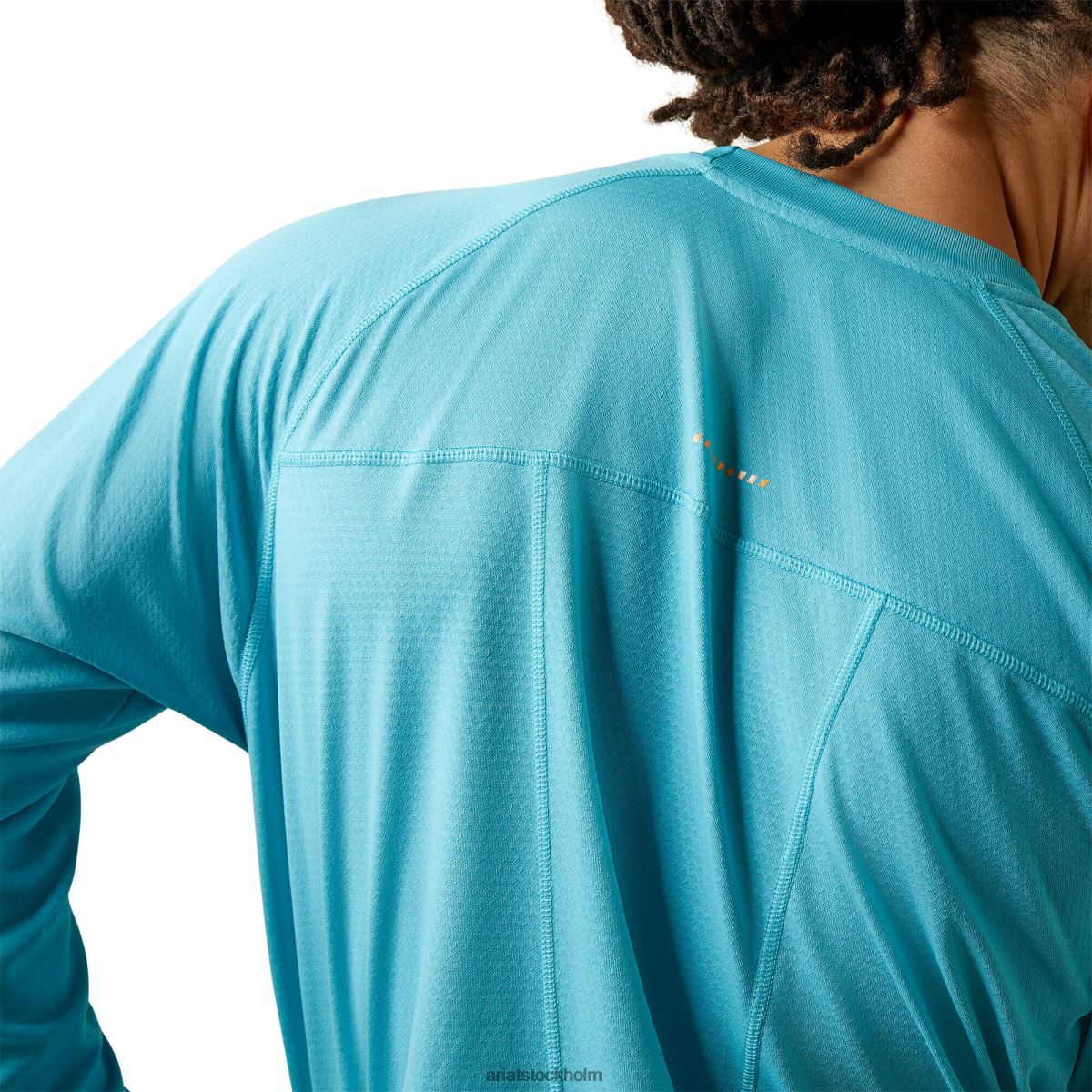 blast Ariat armeringsjärn heat fighter t-shirt Maui blå män F0484687