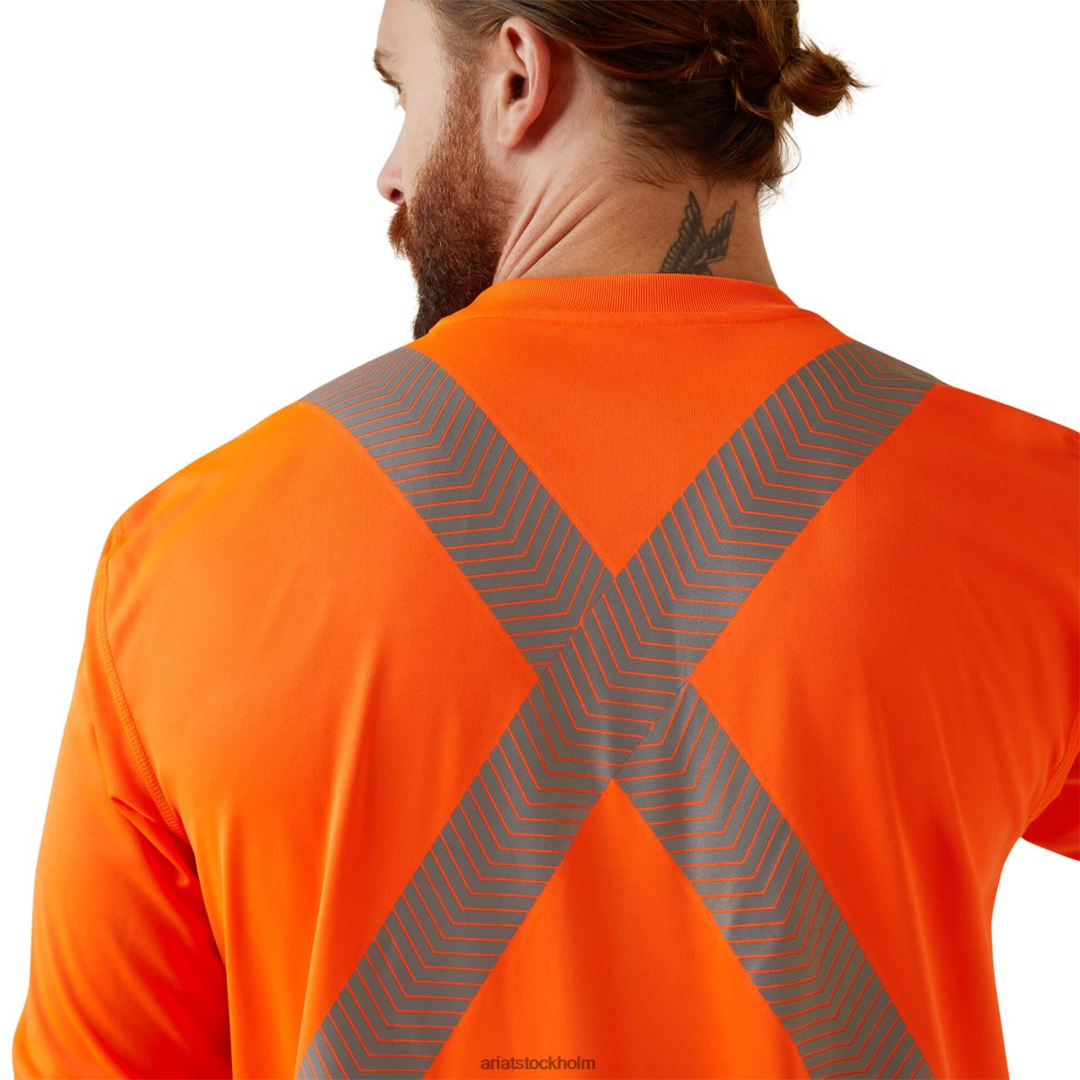 blast Ariat armeringsjärn hi-vis ansi t-shirt hej vis orange män F0484837