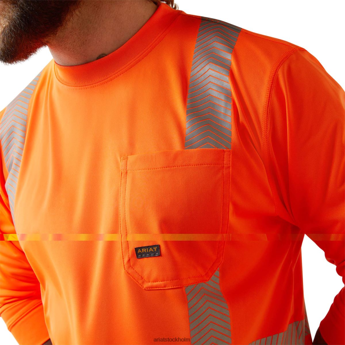 blast Ariat armeringsjärn hi-vis ansi t-shirt hej vis orange män F0484837
