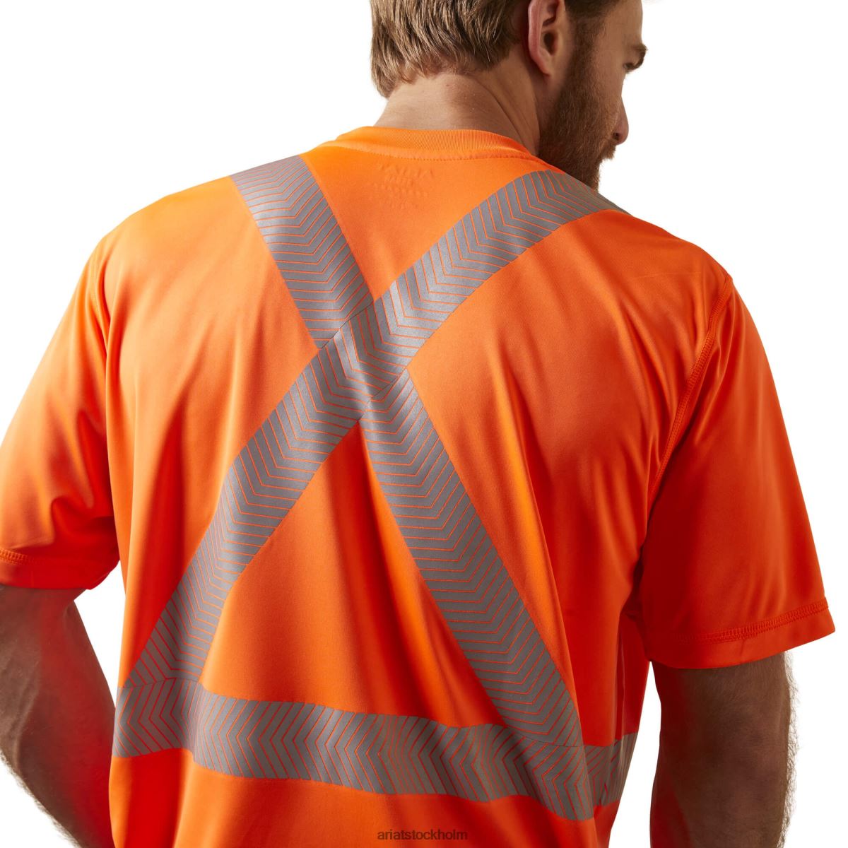 blast Ariat armeringsjärn hi-vis ansi t-shirt hi-vis orange män F0484856