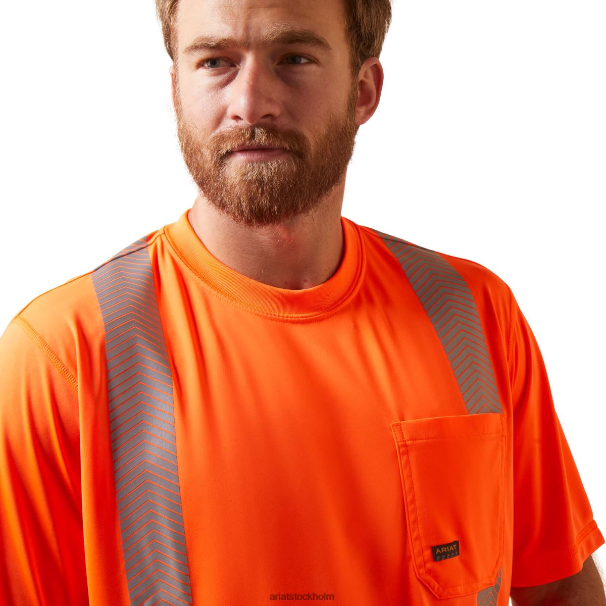 blast Ariat armeringsjärn hi-vis ansi t-shirt hi-vis orange män F0484856